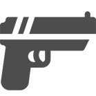 Gun Crimes Icon Image